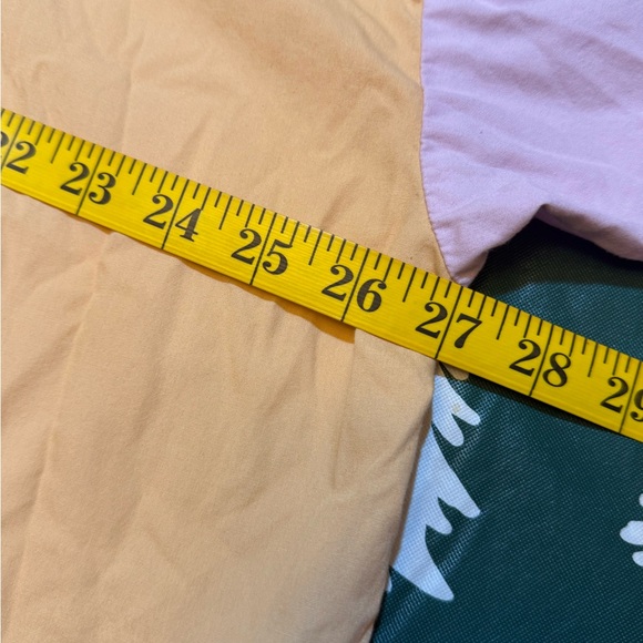 Abercrombie & Fitch Color Block Shirt Women’s X-Large Oversized Pastel - Picture 8 of 9